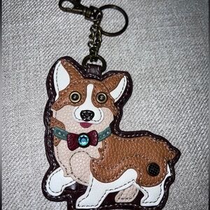 Corgi Keychain with Coin Pocket